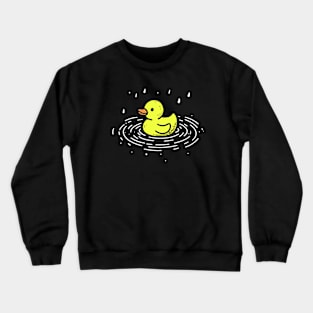 Duck in the Puddle of Water Crewneck Sweatshirt